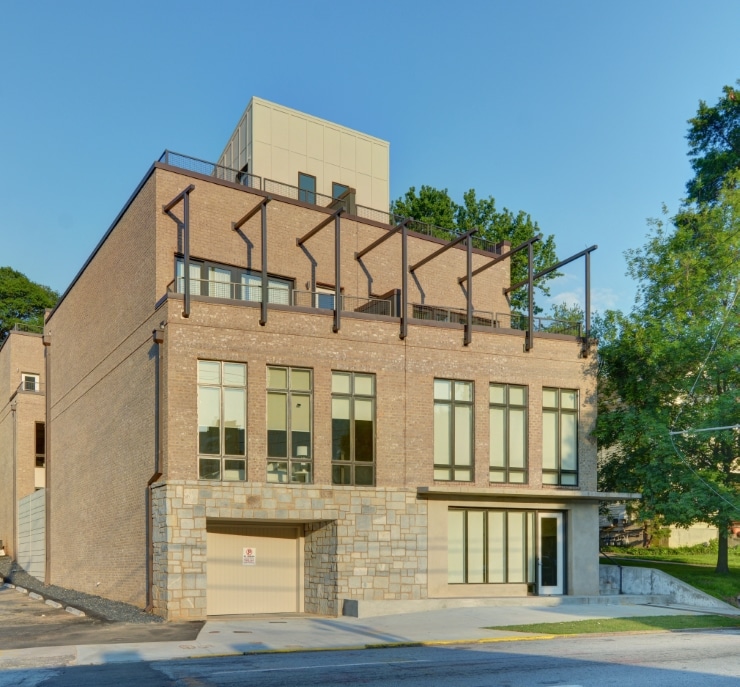 975 Piedmont Townhomes Residential Architecture Designs by TSW's Architecture Studio - Atlanta Georgia