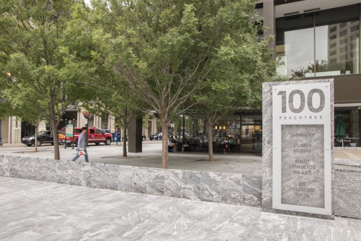 100 Peachtree Place Based Branding by TSW's Landscape Architecture Studio