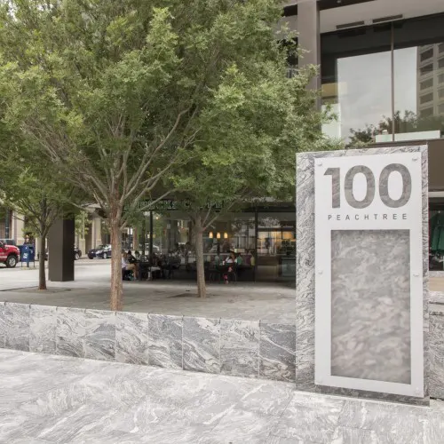 TSW, Atlanta, Landscape Architecture Studio Project, Urban Design - 100 Peachtree Plaza