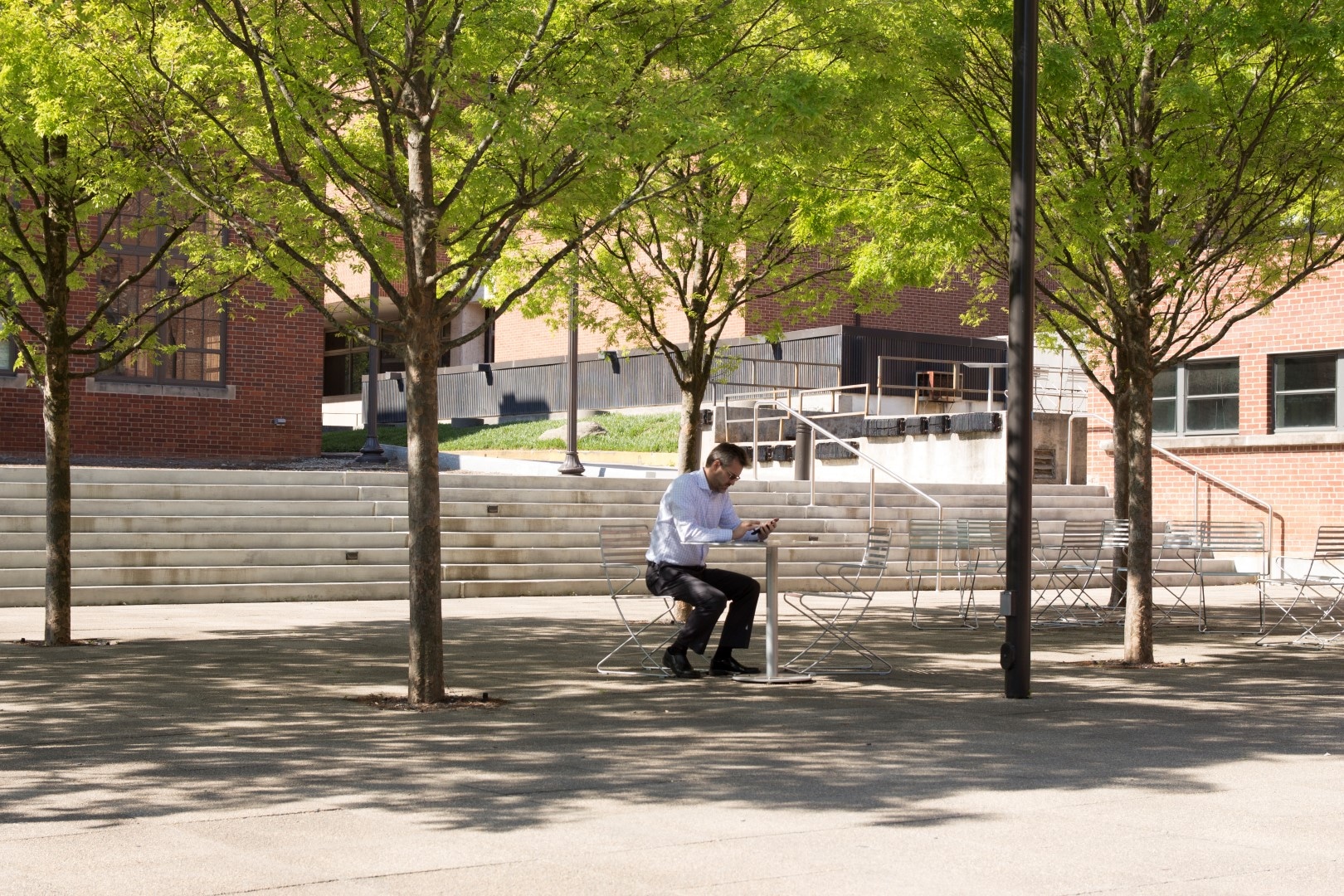 Georgia Tech Hinman Courtyard