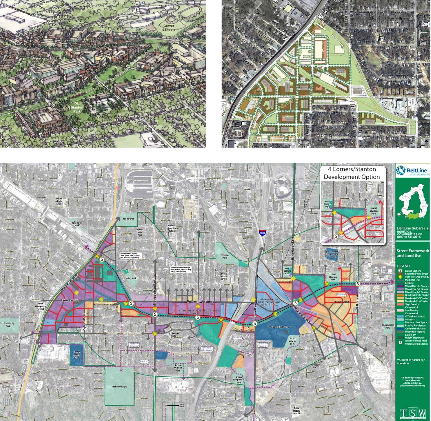 TSW Atlanta BeltLine Master Plan Subarea 2