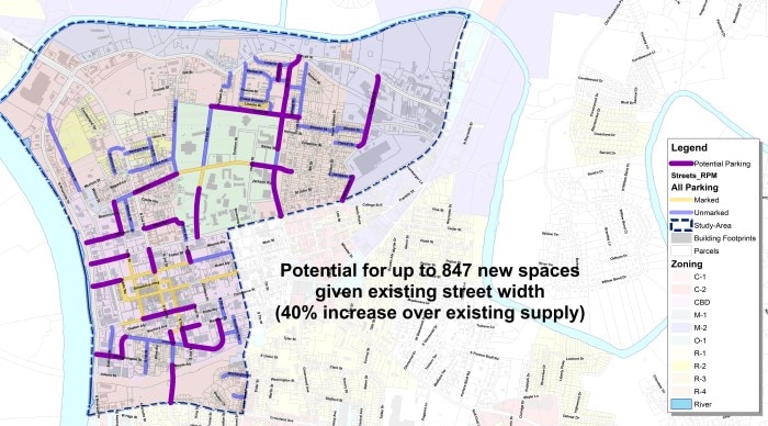 Downtown Parking & Street Network Study- TSW Planning Architecture Landscape Architecture, Atlanta