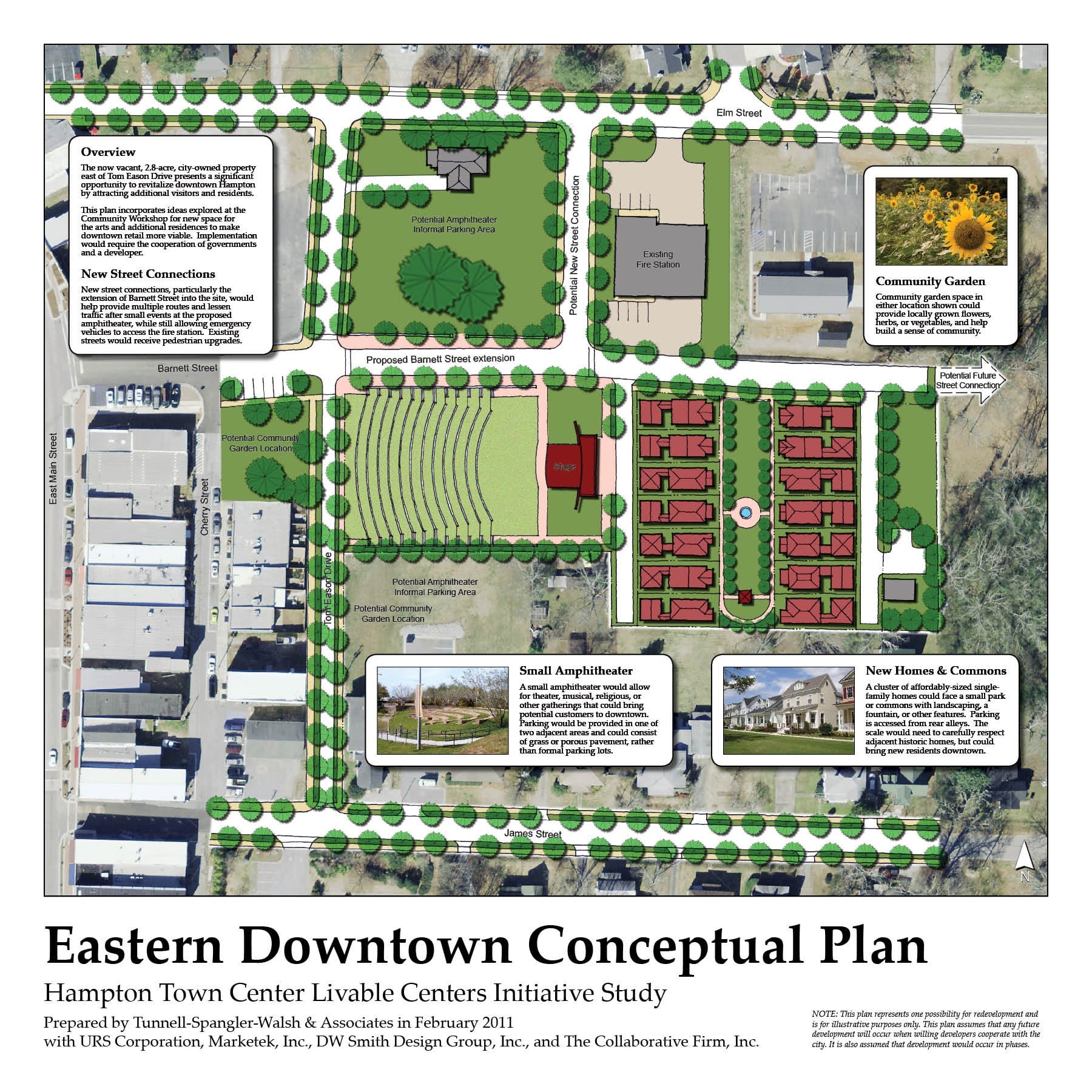 Hampton Town Center LCI Study by TSW's Planning Studio - Atlanta Georgia