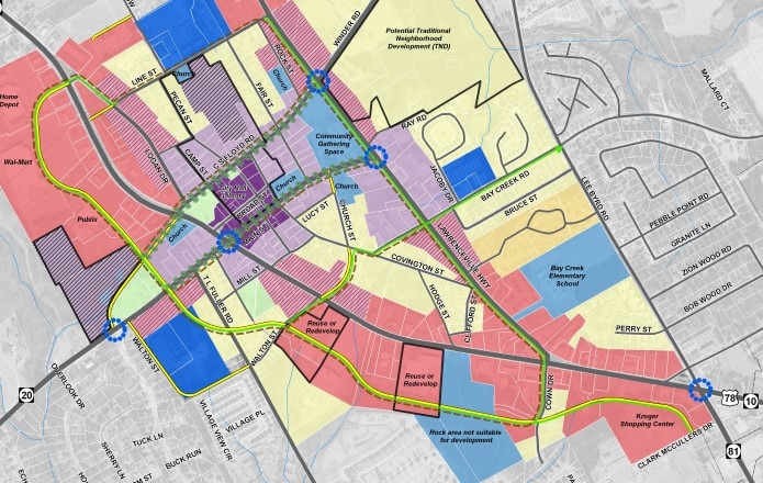 Loganville Town Center LCI Study - TSW Planning Architecture Landscape Architecture, Atlanta