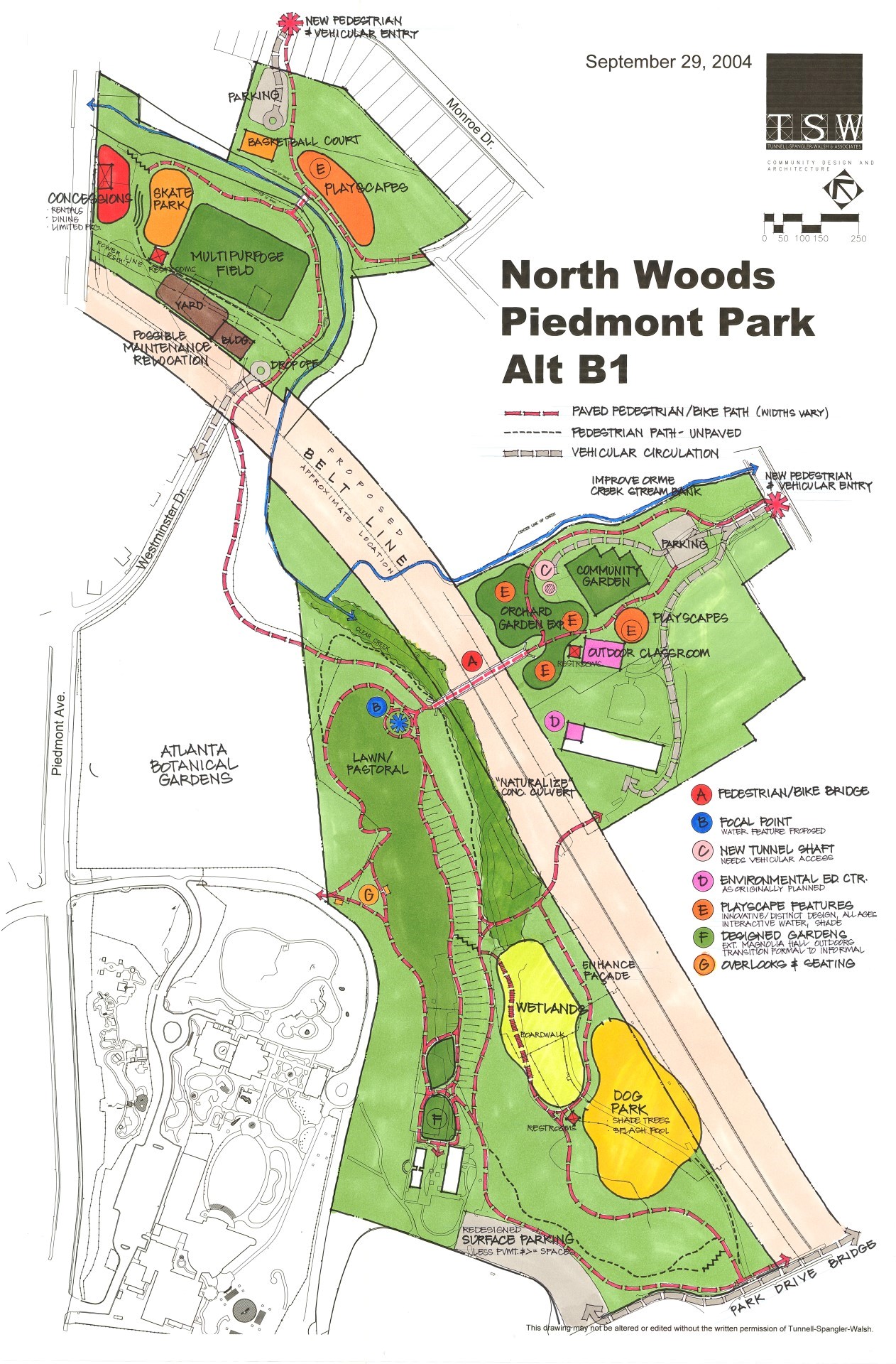 Map Of Piedmont Park Atlanta Ga 