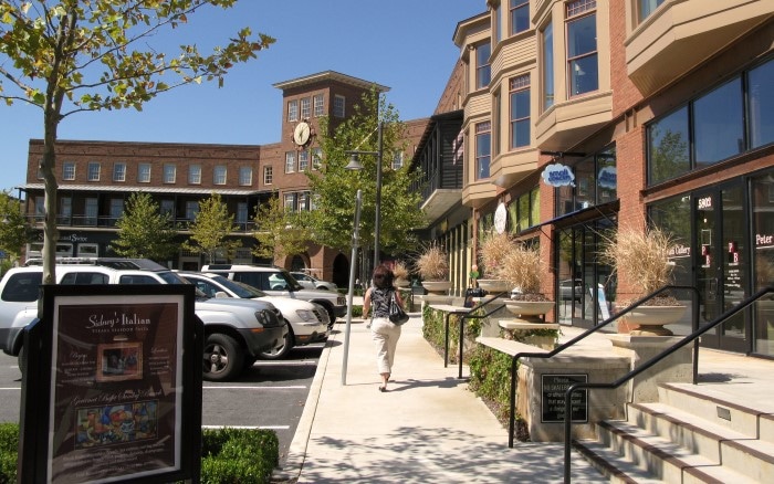 Vickery Town Center Streetscapes by TSW's Landscape Architecture Studio