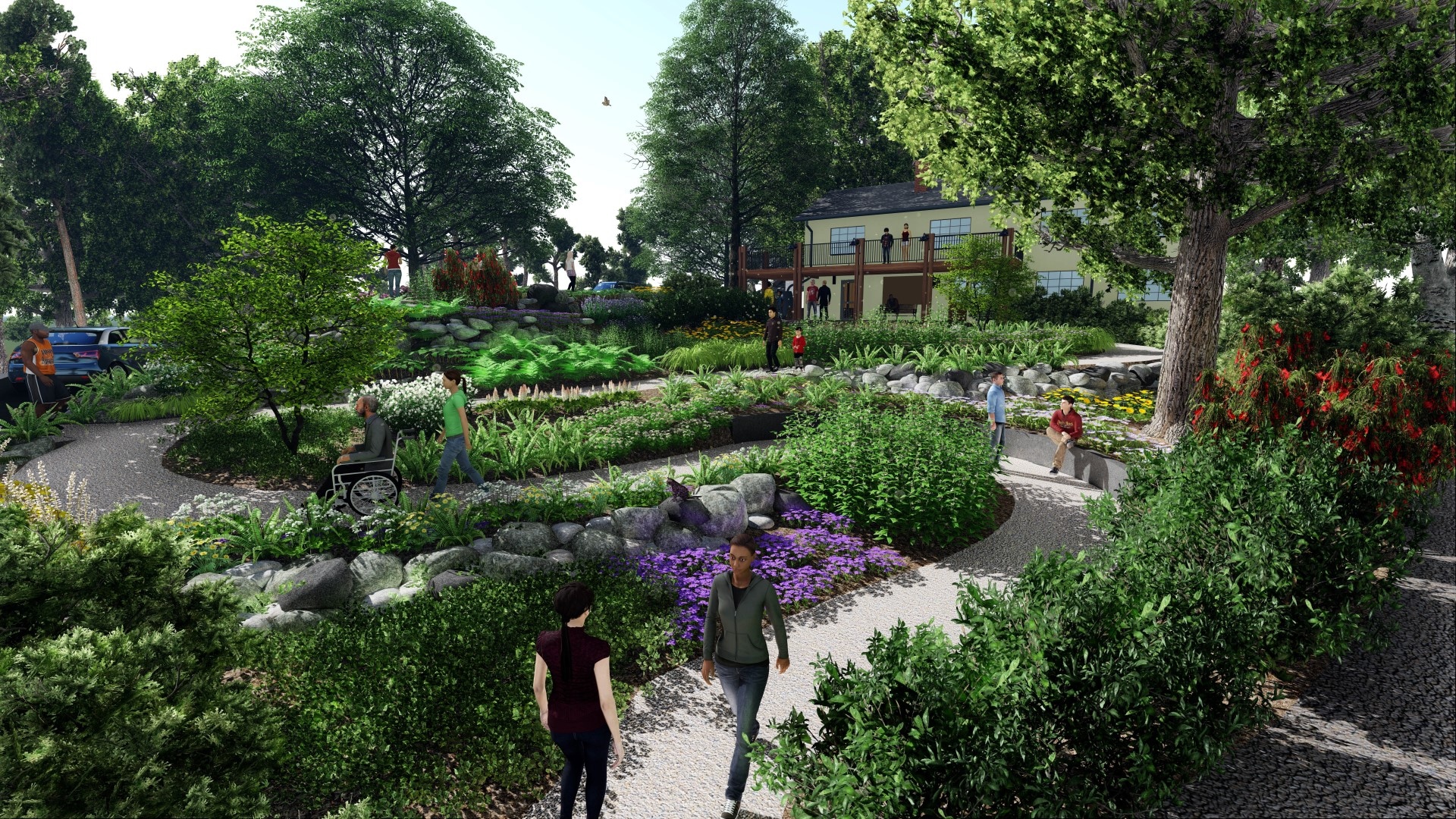 Woodlands Garden- TSW Planning Architecture Landscape Architecture, Atlanta