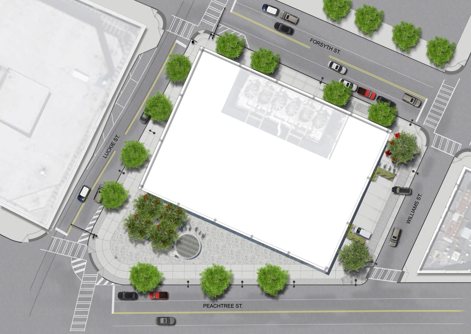 100 Peachtree Plaza is Now Under Construction - TSW Planning Architecture Landscape Architecture