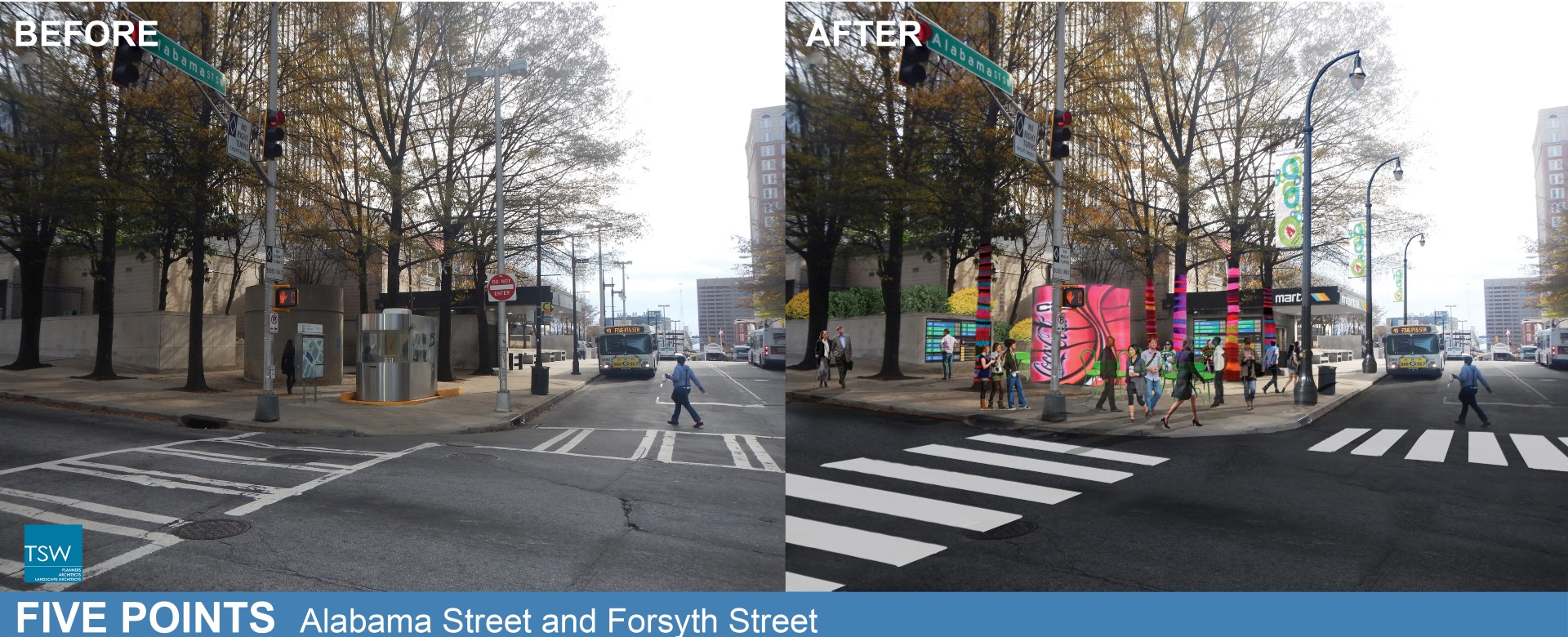 South Downtown MARTA Stations Makeover (Five Points And Garnett Stations)