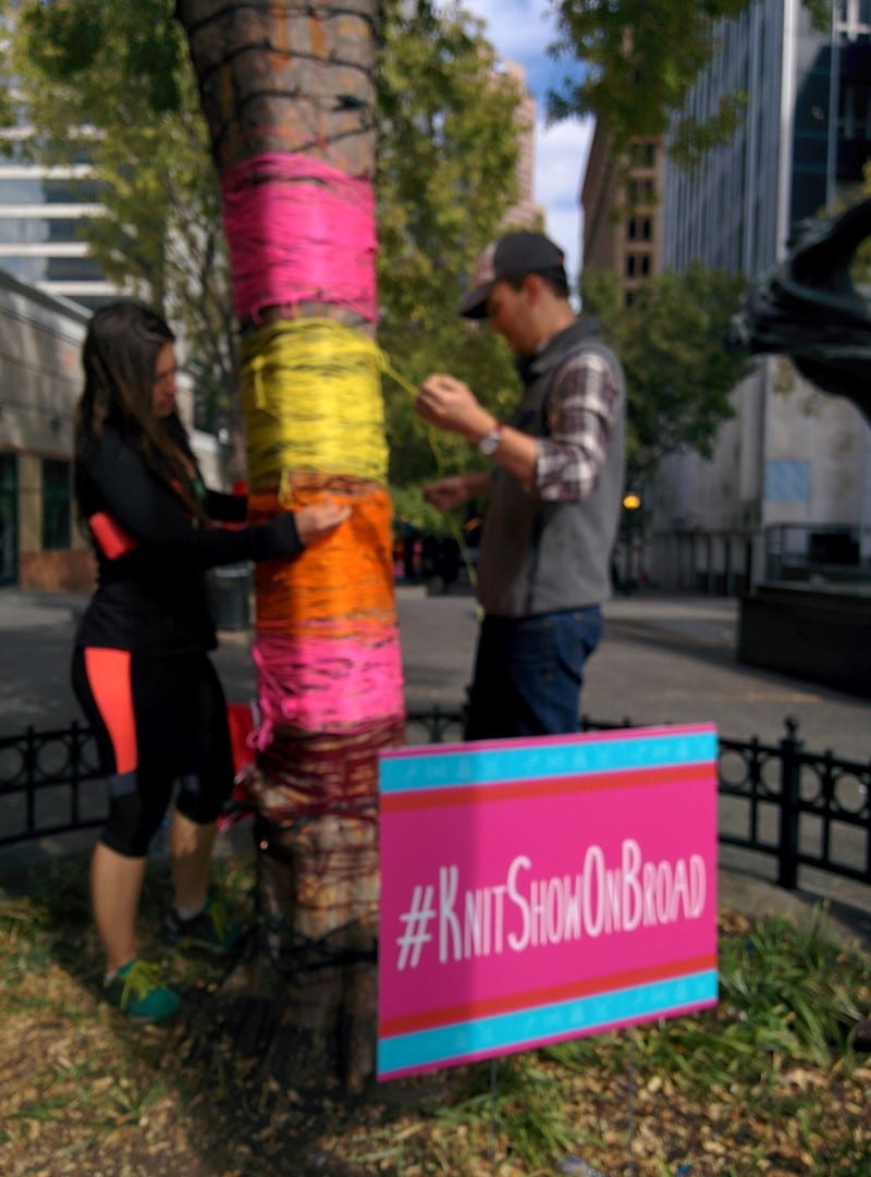 TSW - Yarn Bombing at 5 Points MARTA Station- TSW Planning Architecture Landscape Architecture, Atlanta