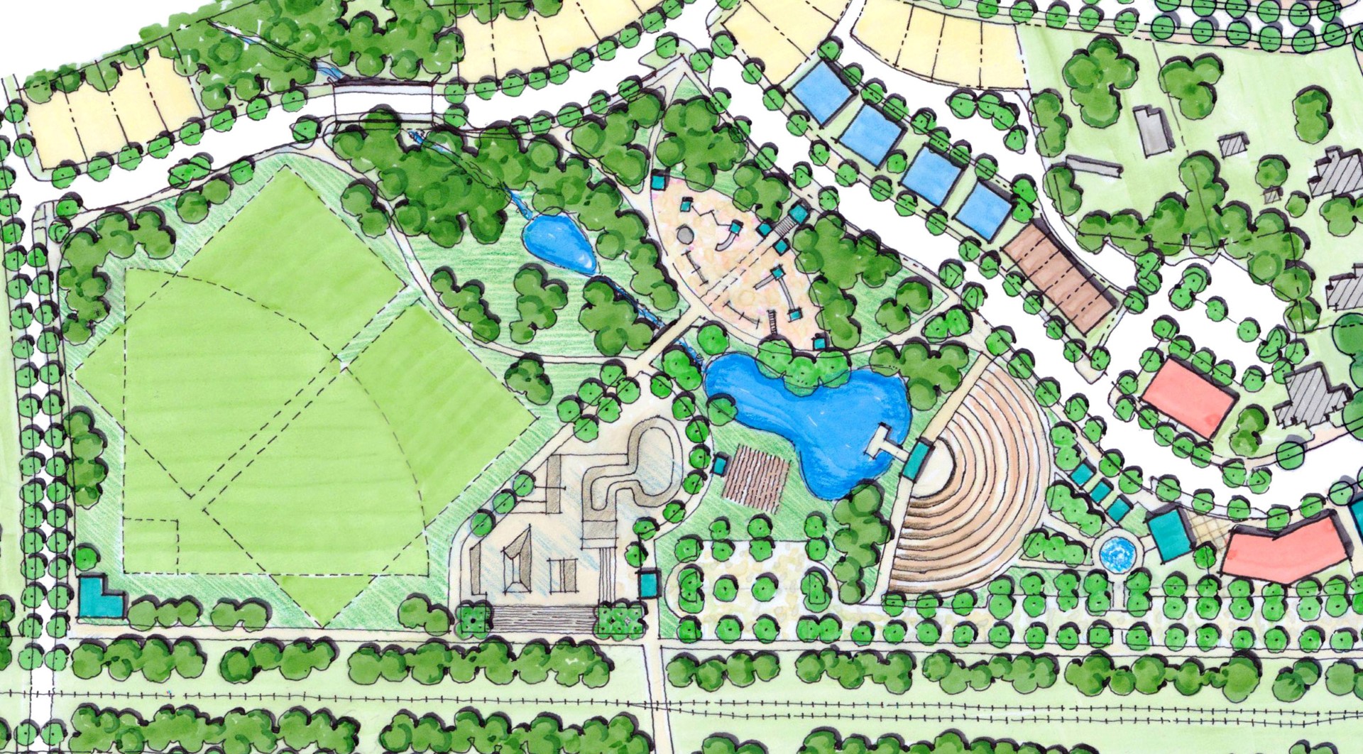 Blythewood Town Hall Park- TSW Planning Architecture Landscape Architecture, Atlanta