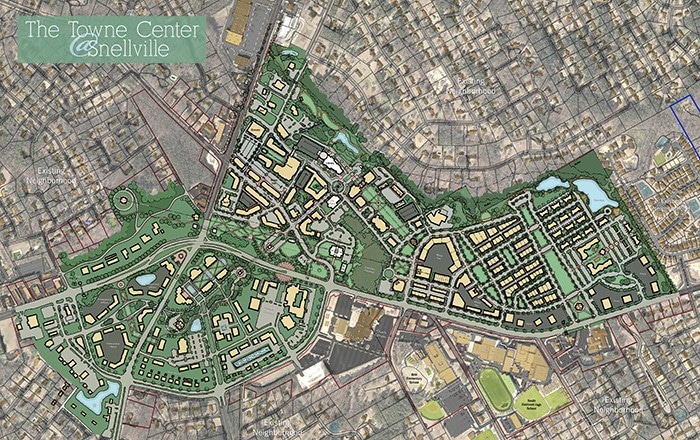 Snellville Towne Center Districts- TSW Planning Architecture Landscape Architecture, Atlanta