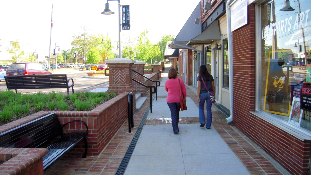 City of Woodstock Streetscape
