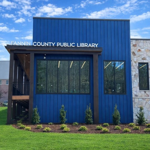 Fannin County Library by TSW's Architecture Studio, Atlanta Georgia