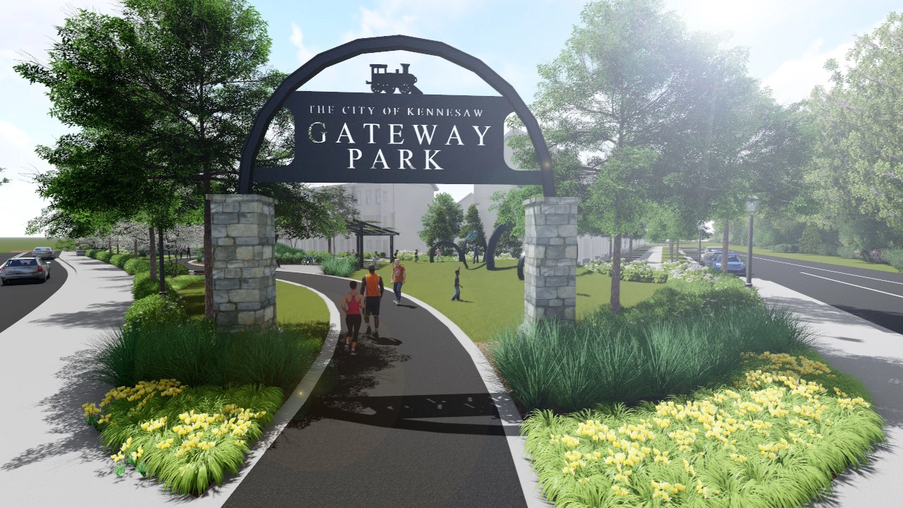 Kennesaw Gateway Park Sign