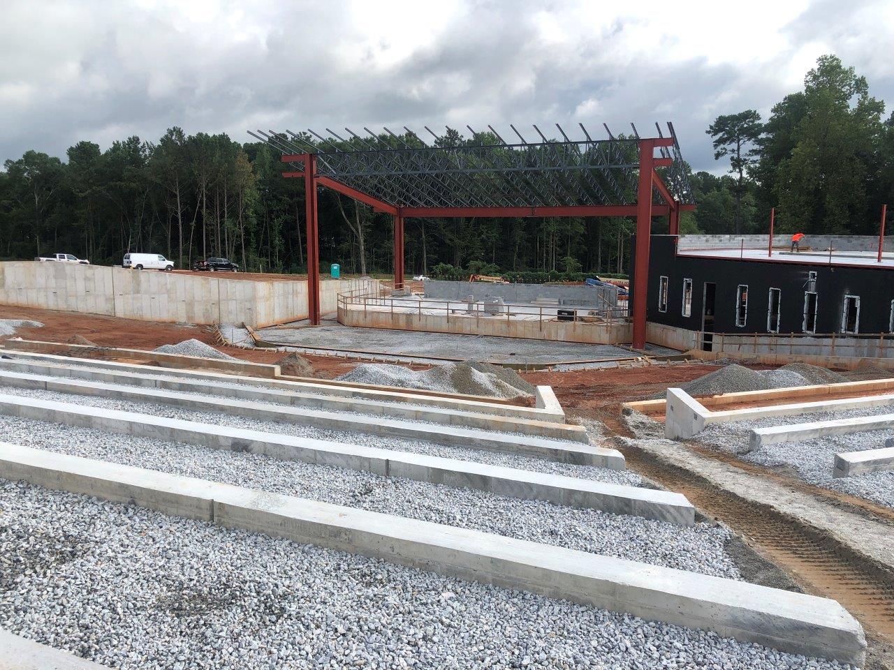 Stockbridge Amphitheater Update Construction Shot