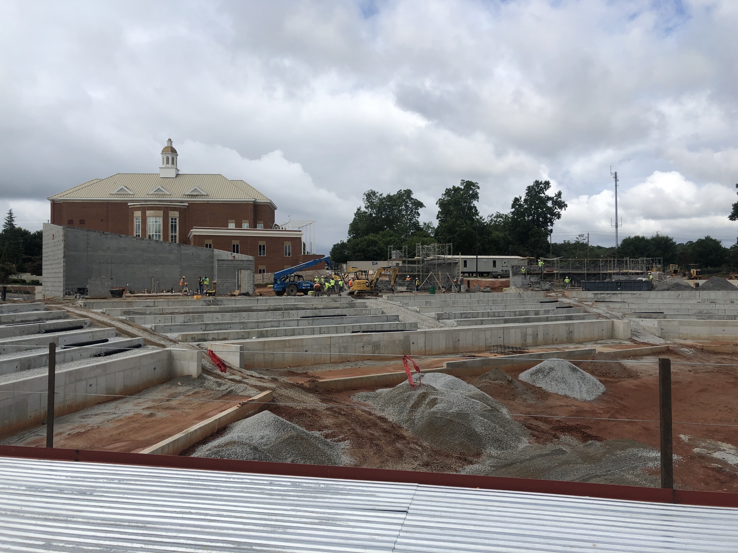 Stockbridge Amphitheater Update Construction Shot