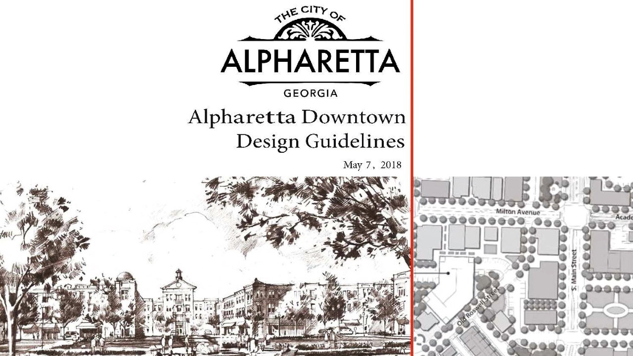 Alpharetta Downtown Design Guidelines