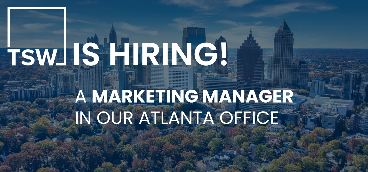 Marketing Manager, TSW, Atlanta Georgia