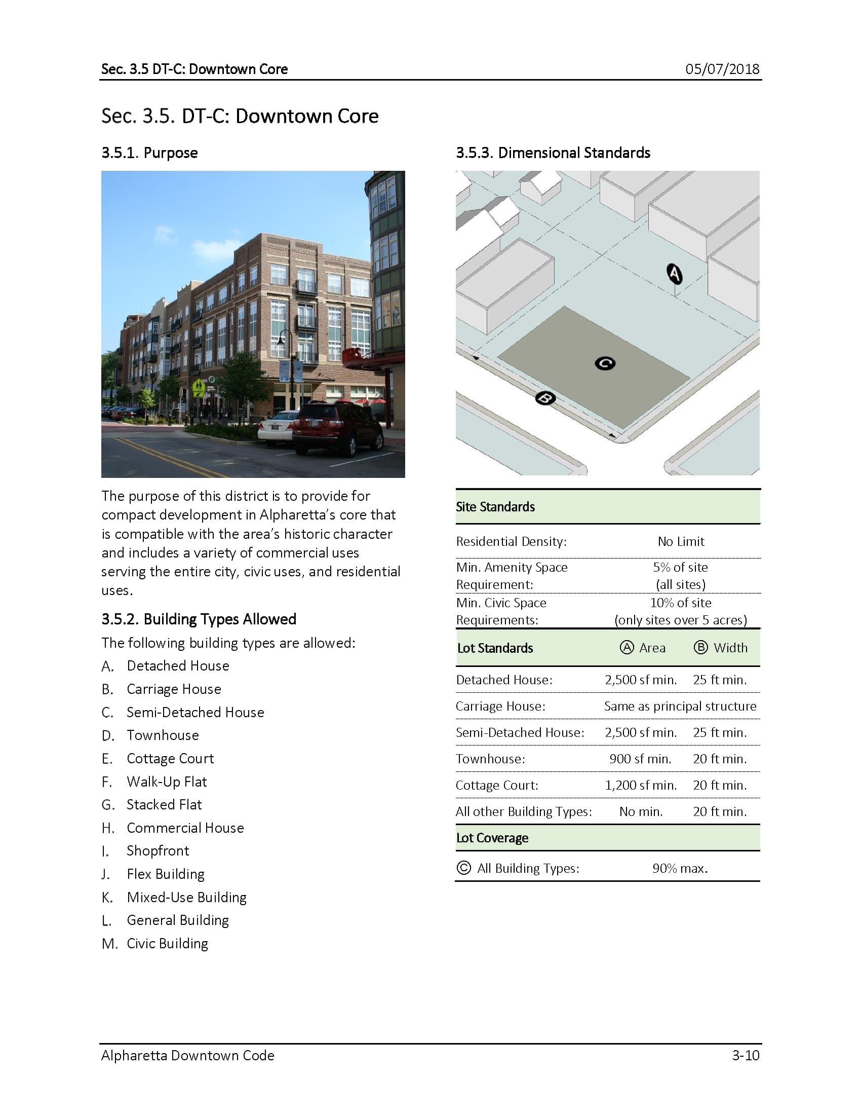 Alpharetta Downtown Design Code - TSW Planning Architecture Landscape Architecture, Atlanta