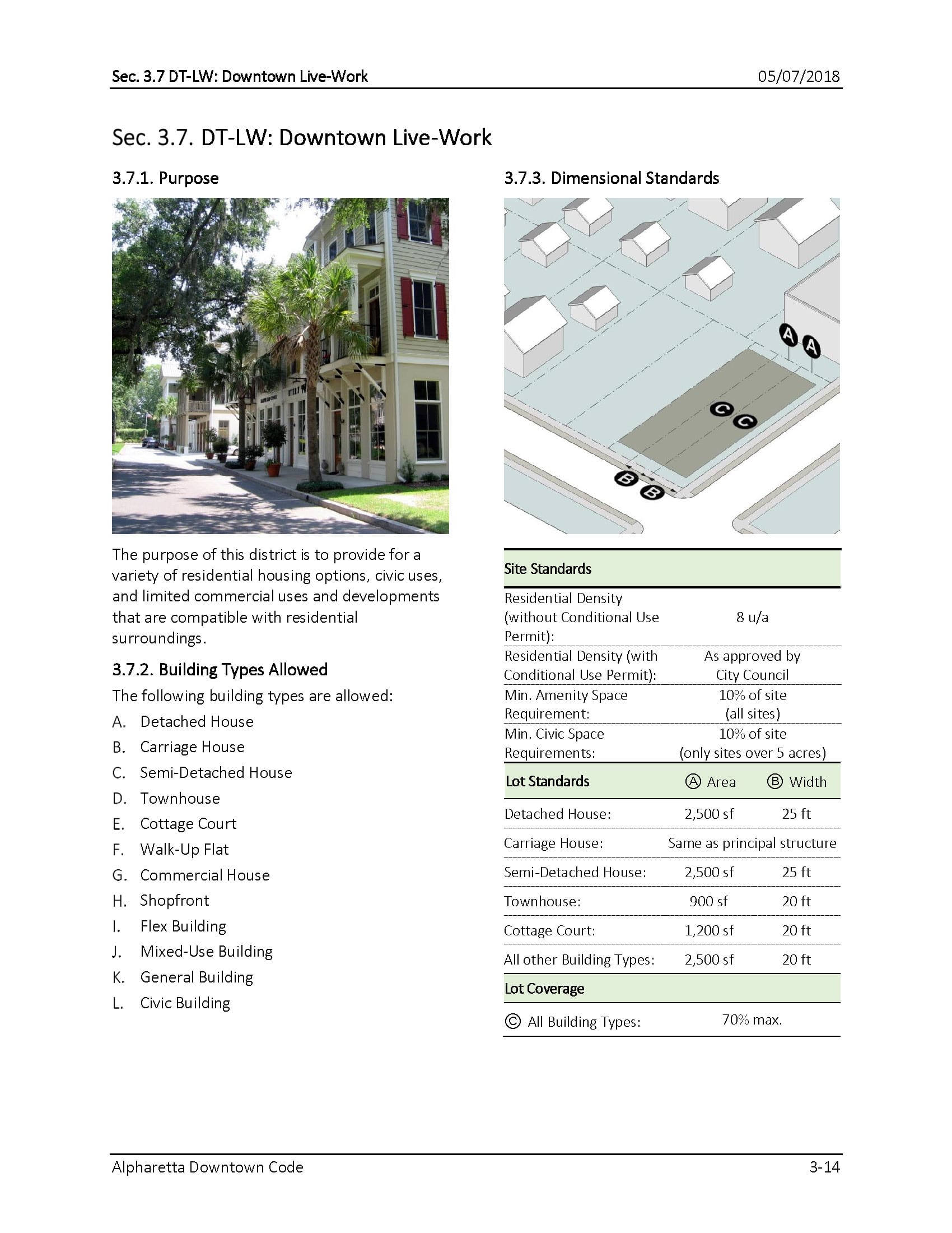 Alpharetta Downtown Design Code - TSW Planning Architecture Landscape Architecture, Atlanta