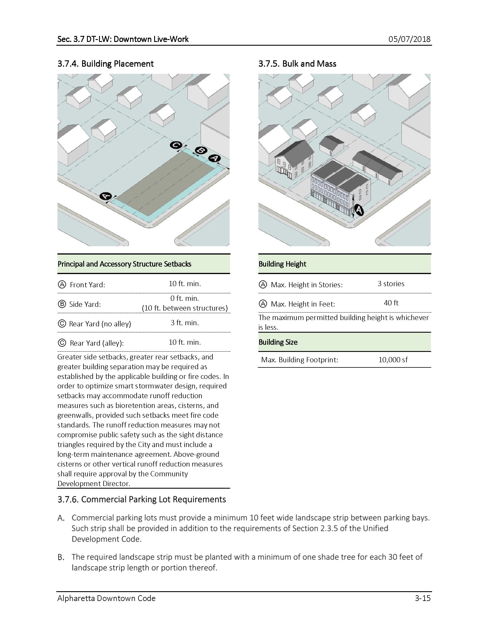 Alpharetta Downtown Design Code - TSW Planning Architecture Landscape Architecture, Atlanta