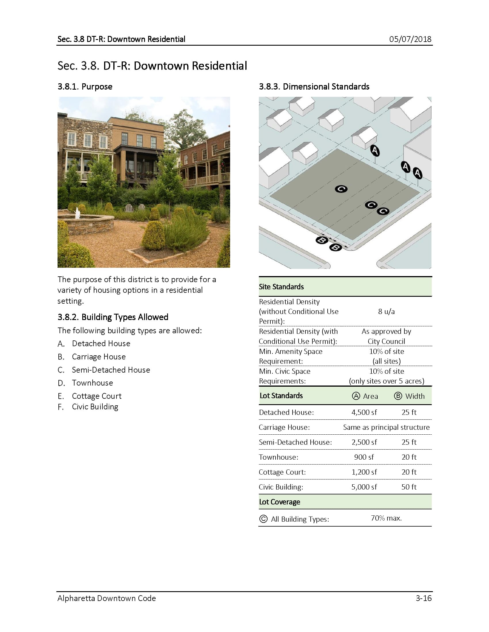 Alpharetta Downtown Design Code - TSW Planning Architecture Landscape Architecture, Atlanta