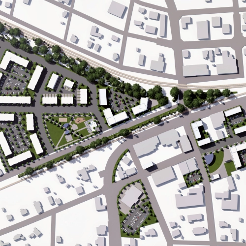 TSW Design Planning studio, Downtown Master Planning, Austell Downtown Livable Centers Initiative
