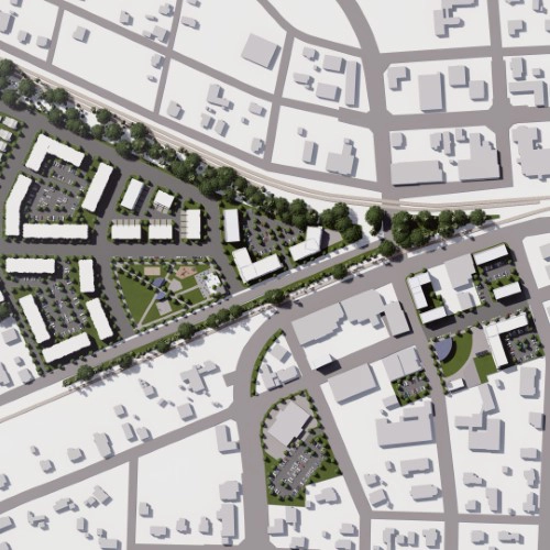 TSW Design Planning studio, Downtown Master Planning, Austell Downtown Livable Centers Initiative