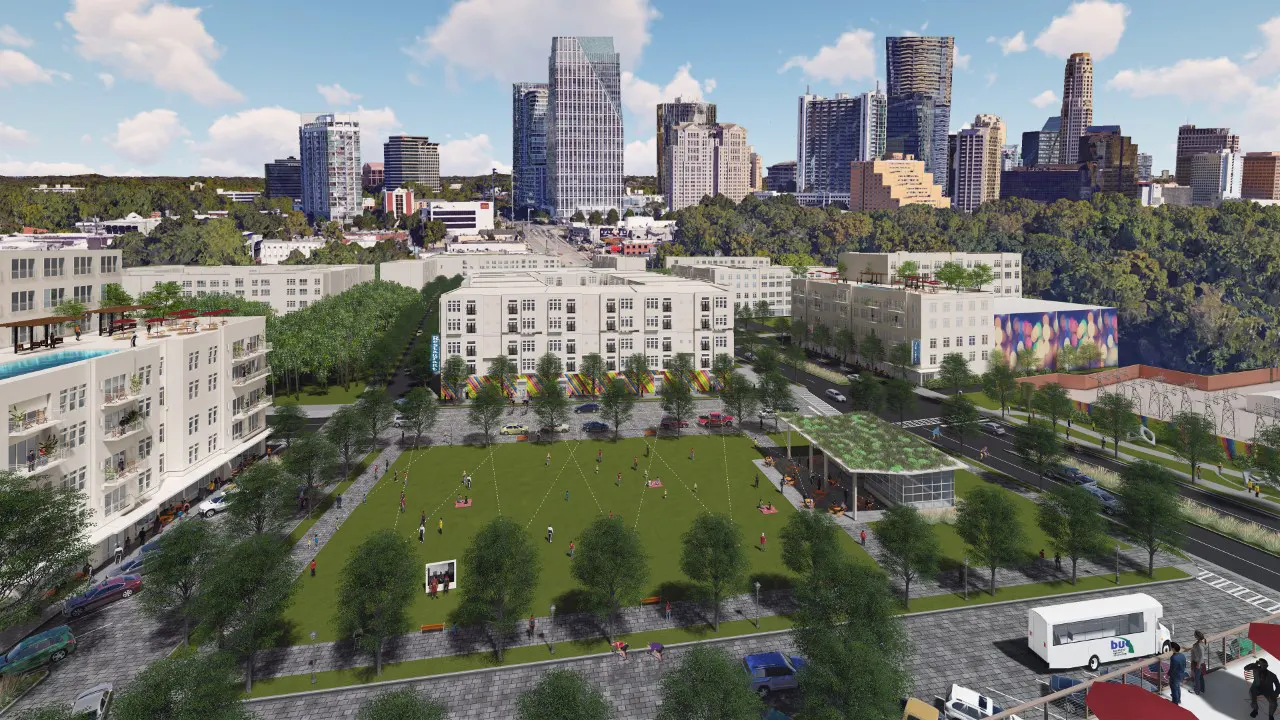 BUCKHEAD REdeFINED 3D rendering by TSW Planning, Atlanta