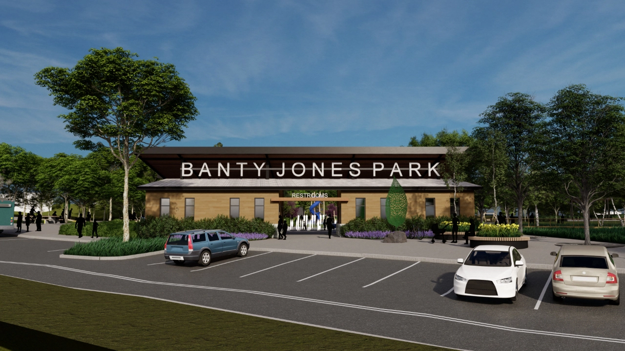 Banty Jones Park, by the landscape architecture studio at TSW Design, Atlanta Georgia