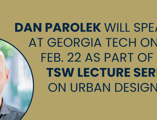 TSW Lecture Series on Urban Design at Georgia Tech Update
