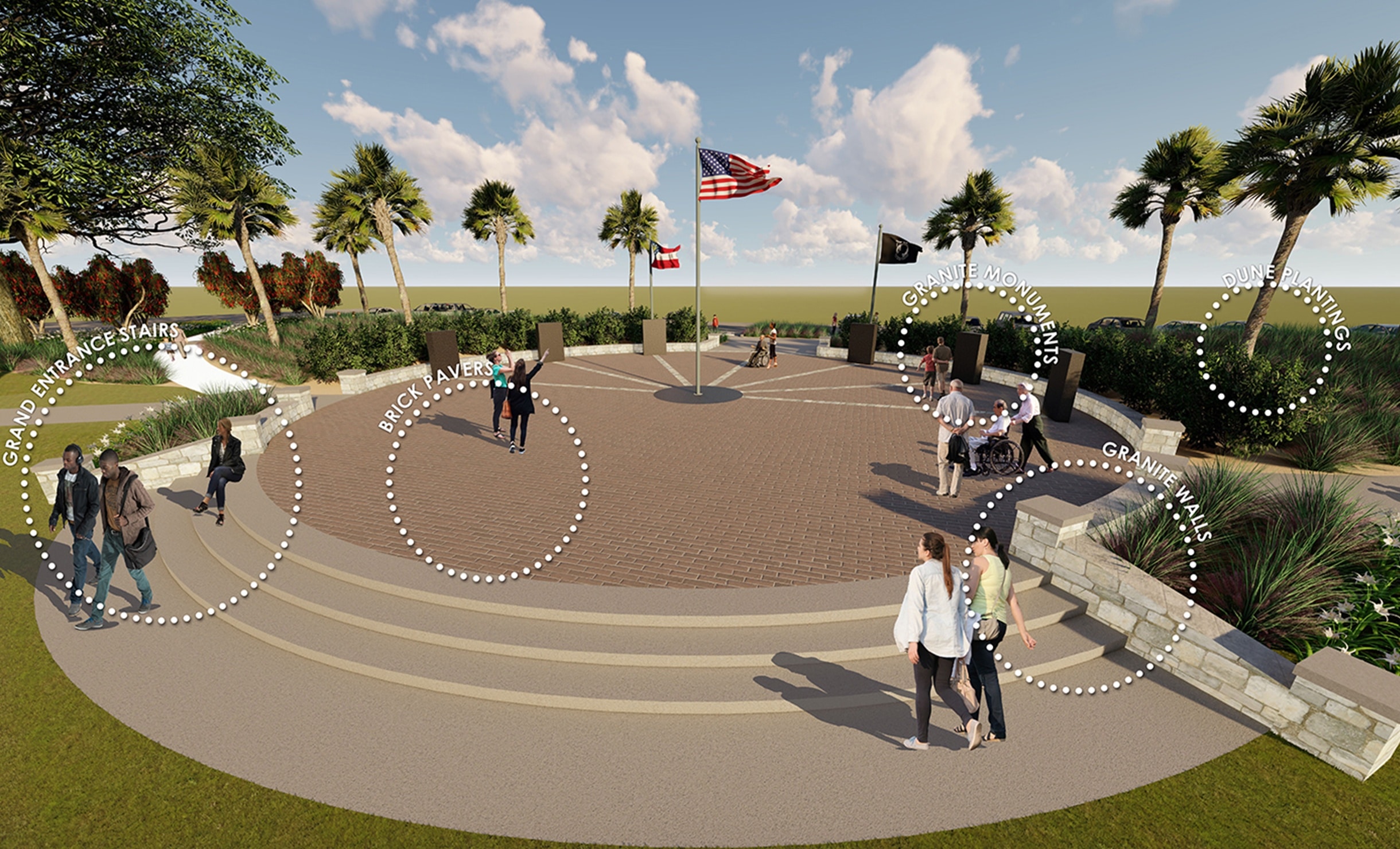 Construction Progress: Glynn County Veterans Memorial Park