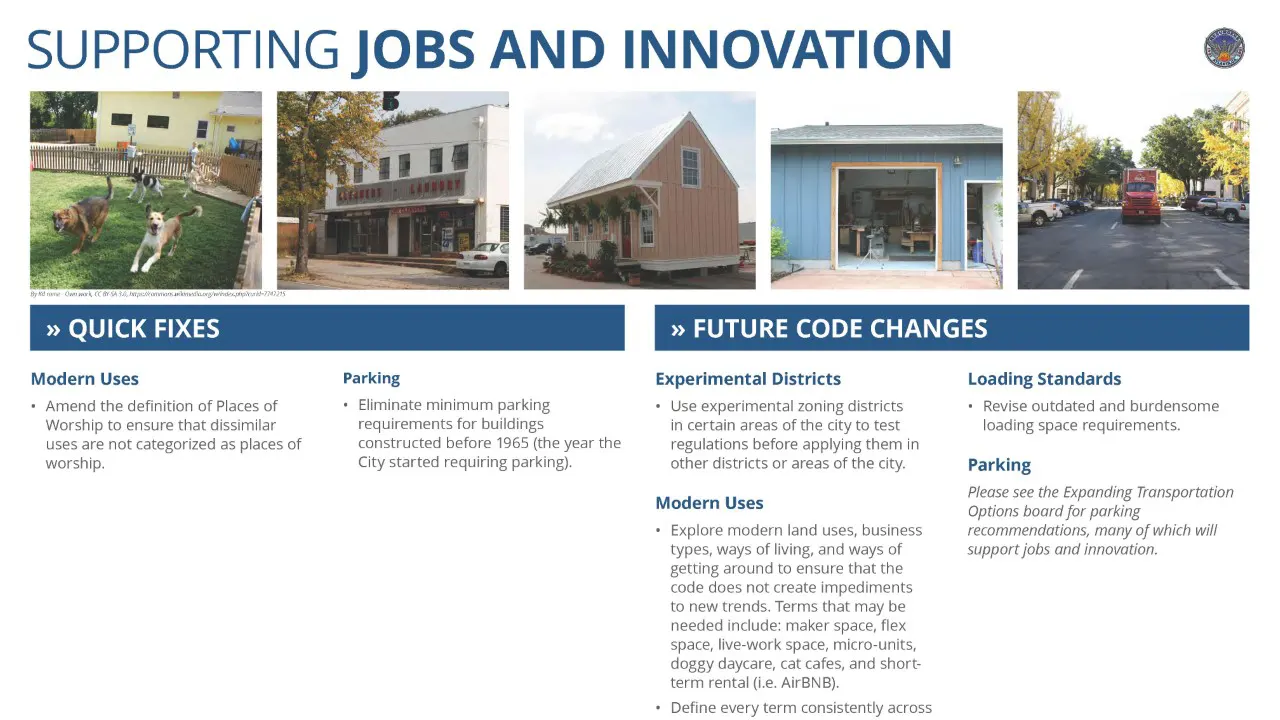 Atlanta Zoning Diagnostic & Amendments by TSW, Atlanta - Supporting Jobs and Innovation, Quick Fixes and Future Code Changes