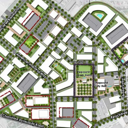 Innovative and Tailored Design Solutions: The TSW Project Experience - Atlanta Coding & Design Guidelines - Downtown Chamblee Town Center Code and Patternbook, Planning Studio Projects