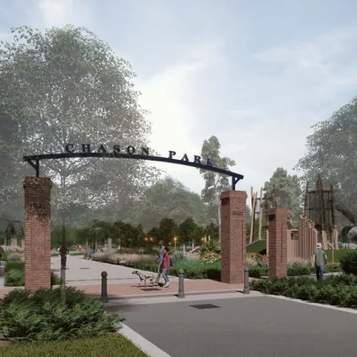 Chason Park Gateway Rendering - TSW Planning Architecture Landscape Architecture, Atlanta