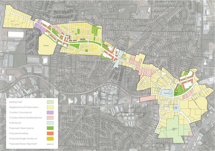 Cherokee Street Corridor Gateway Visioning Plan by TSW's Planning Studio - Atlanta Georgia