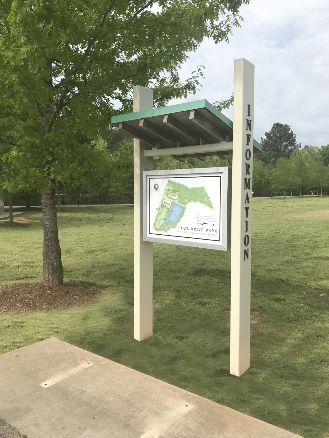 Club Drive Park Environmental Kiosks