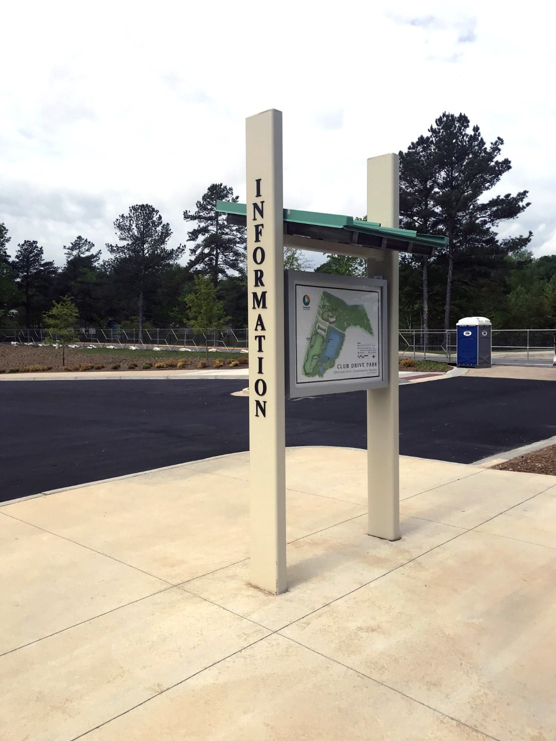 Club Drive Park Environmental Kiosks