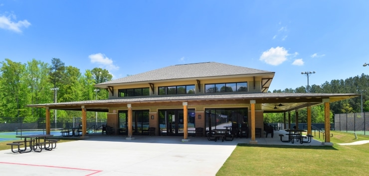 Cobb Tennis Center Designs by TSW's Architecture Studio - Atlanta Georgia