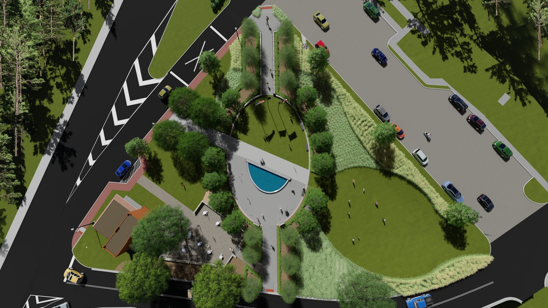 Crossroads Park- TSW Planning Architecture Landscape Architecture, Atlanta