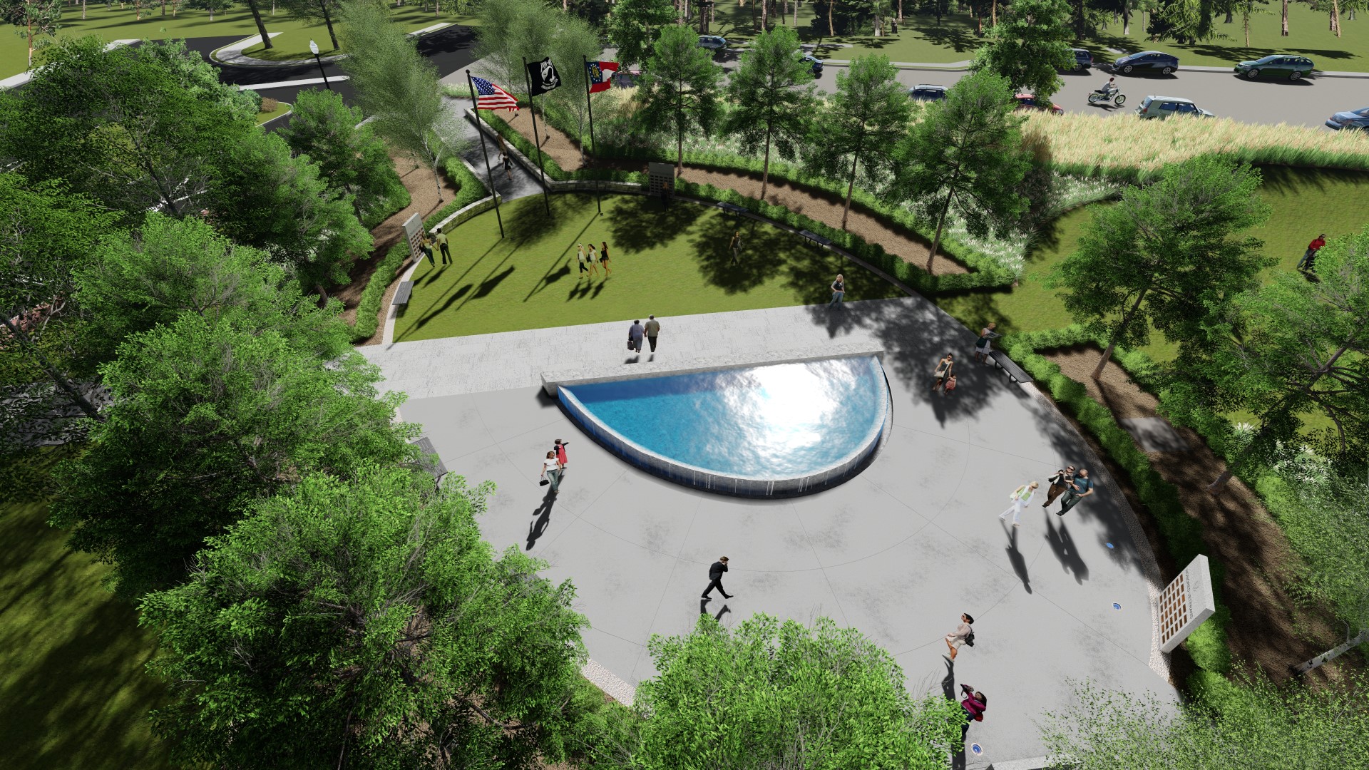 Crossroads Park- TSW Planning Architecture Landscape Architecture, Atlanta