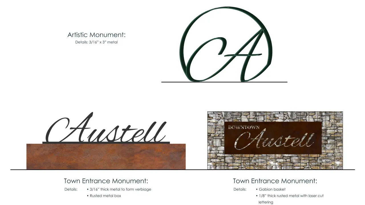 Downtown Austell Signage & Wayfinding by TSW, Atlanta