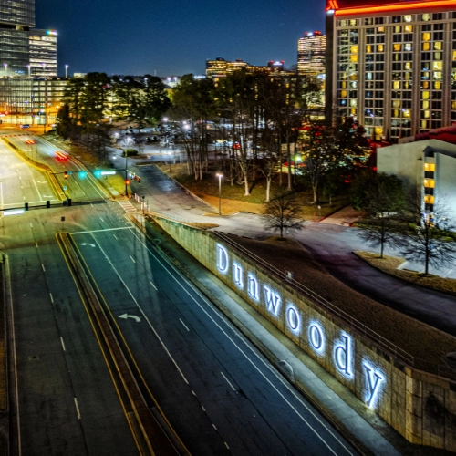 Dunwoody Wayfinding and Gateway Signage, by the Landscape Studio at TSW, Atlanta