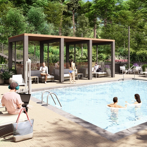 Element Hotel, by the Landscape architecture Studio at TSW, Atlanta