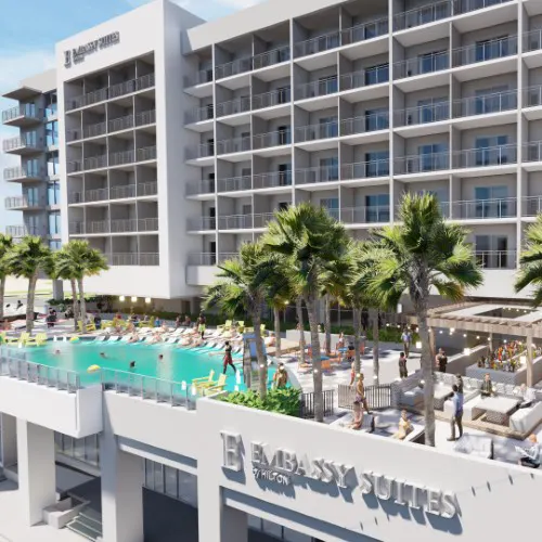 TSW, Atlanta, Landscape Architecture Studio Project - Leisure + Culture - Embassy Suites Hotel