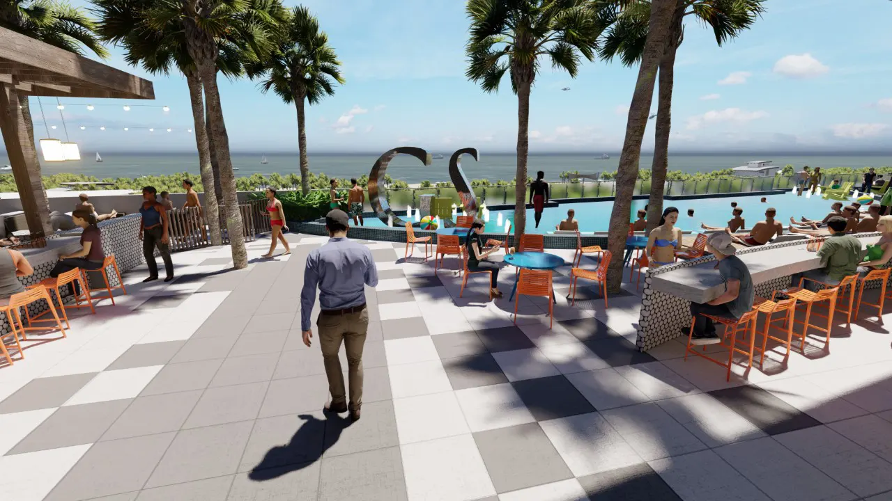 Embassy Suites Hotel by TSW Landscape Studio, Atlanta