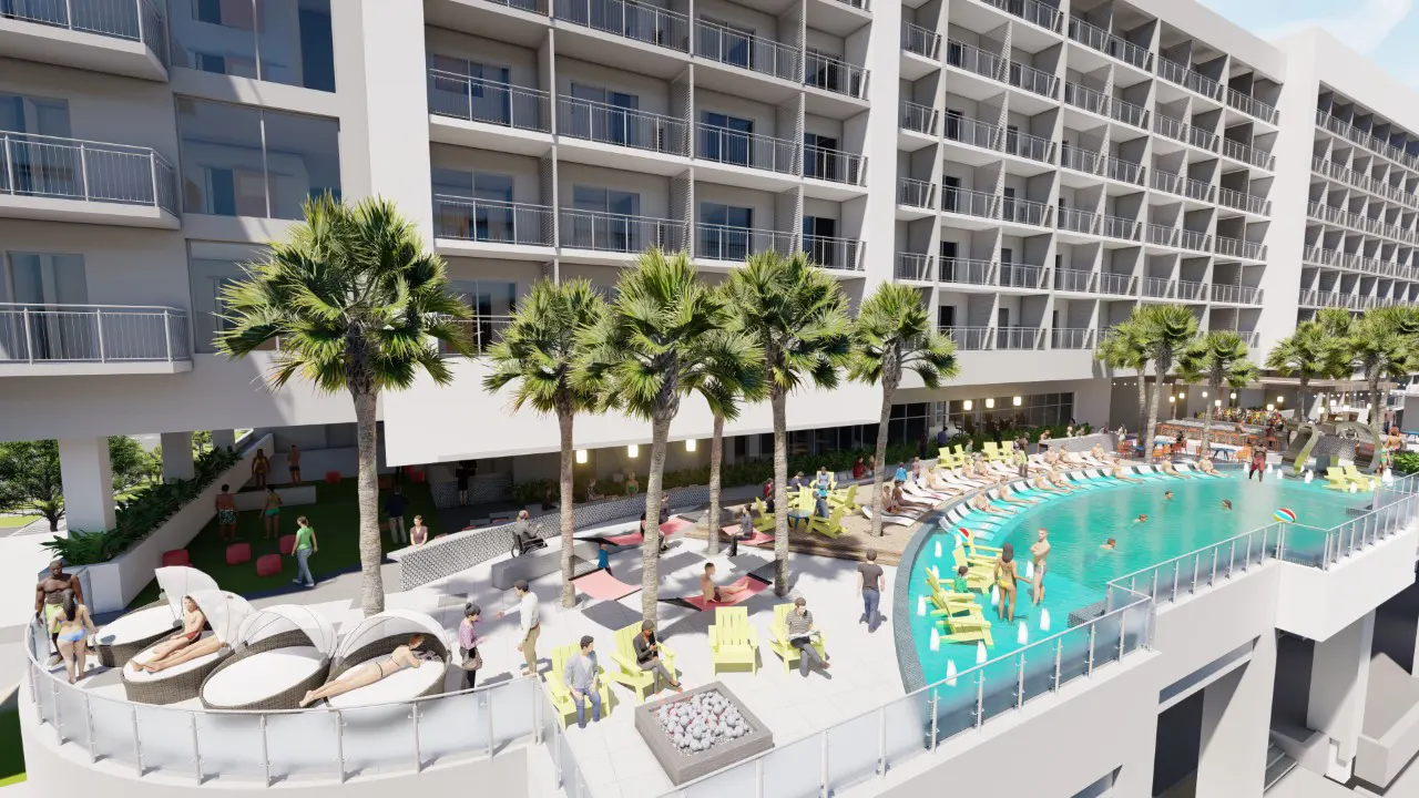 Embassy Suites Hotel by TSW Landscape Studio, Atlanta