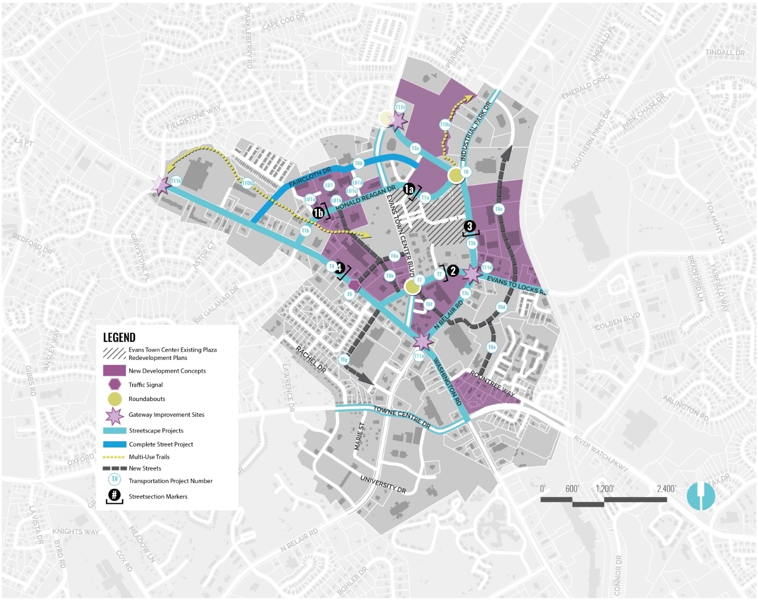 Evans Town Center - Urban Design Plan