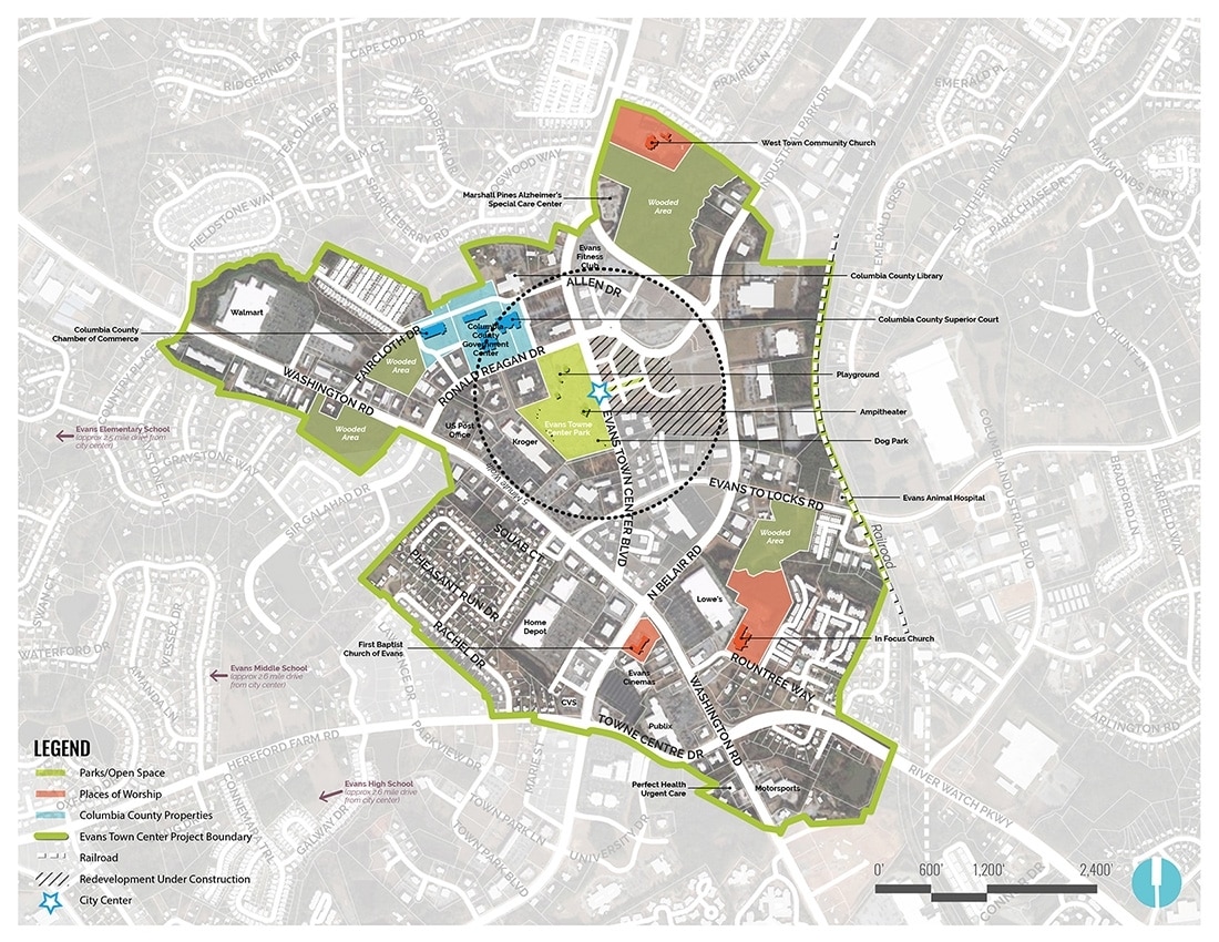 Evans Town Center - Urban Design Plan